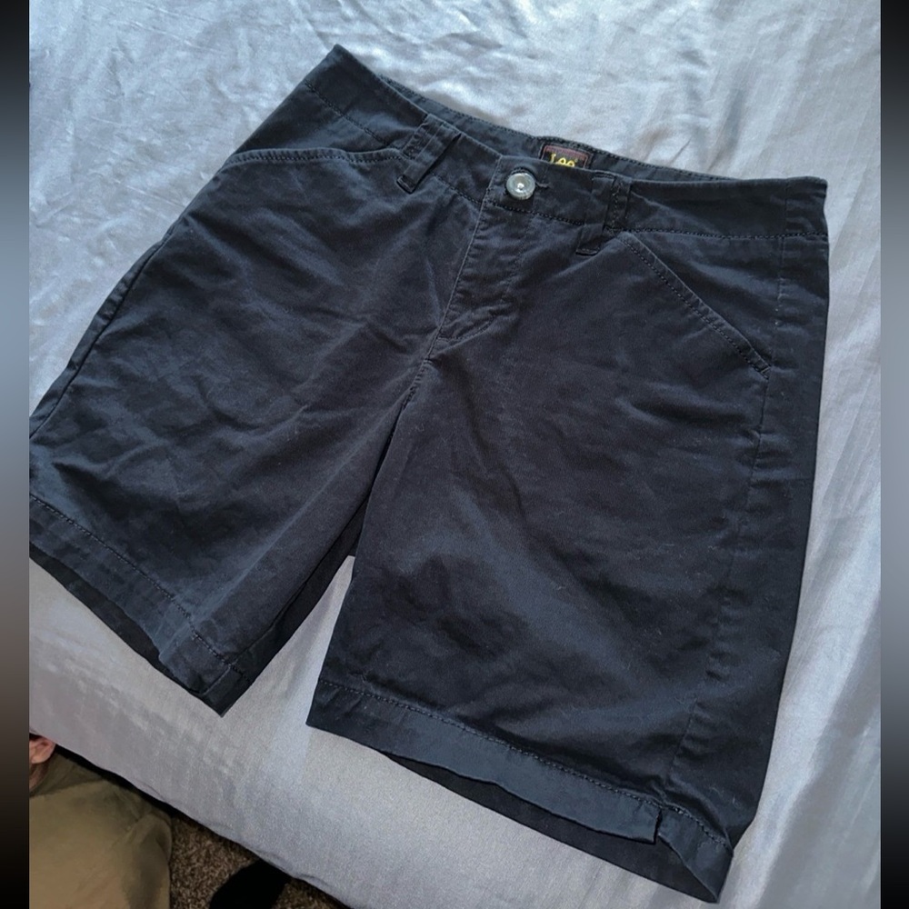 Womens Black Lee Shorts Size 4 / Medium